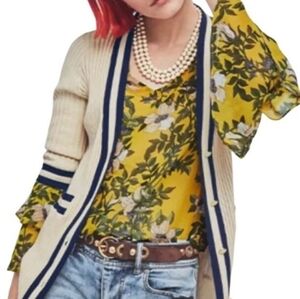 Women's Cabi Floral M Belle Palazzo Sleeve Blouse